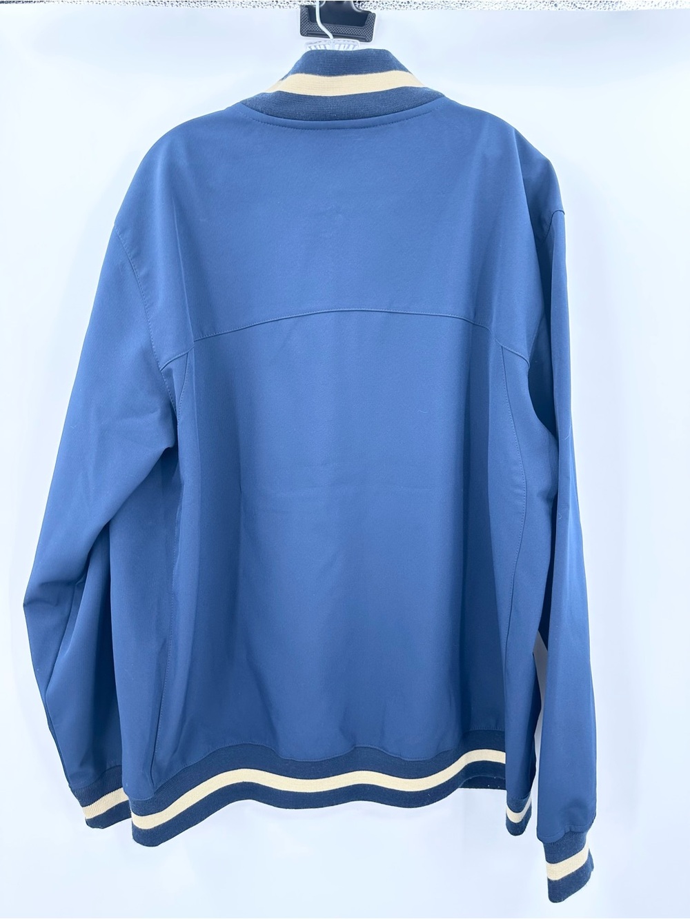 Adidas Men’s Notre Dame Official Full Zip Jacket Navy Blue Size XL - Picture 2 of 4